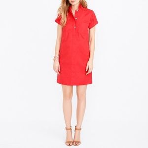 ❤️JCREW RED SHIRT DRESS❤️